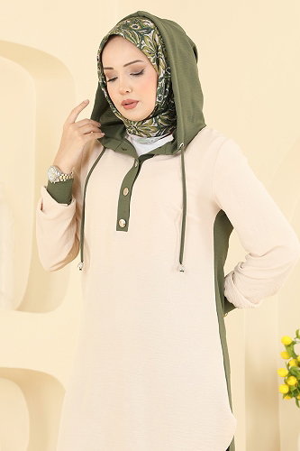 moda selvim Combined 2905SLK540 Khaki - Thumbnail