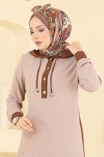 moda selvim Combined 2905SLK540 Light Brown - Thumbnail