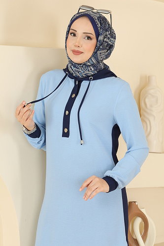 moda selvim طقم كحلي 2905SLK540 - Thumbnail