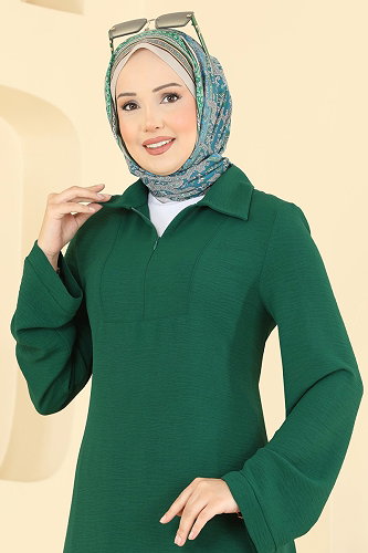 moda selvim طقم زيتي 2906SLK540 - Thumbnail