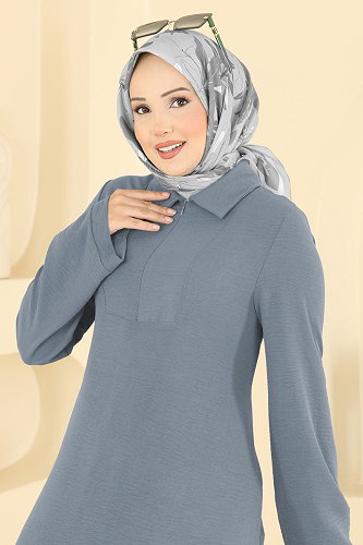 moda selvim طقم رمادي 2906SLK540 - Thumbnail