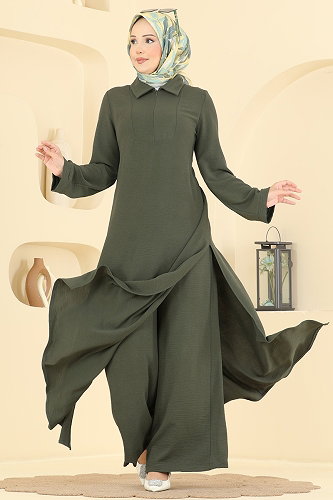 moda selvim Combined 2906SLK540 Khaki - Thumbnail