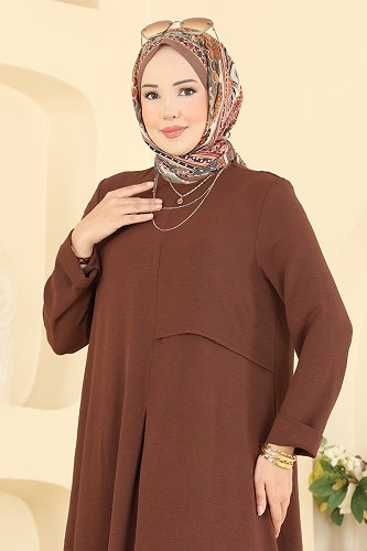 moda selvim طقم بني 2907SLK540 - Thumbnail