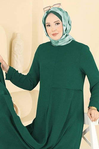 moda selvim طقم زيتي 2907SLK540 - Thumbnail