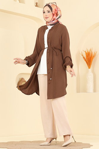 moda selvim Combined 2908SLK540 Brown & Vision - Thumbnail