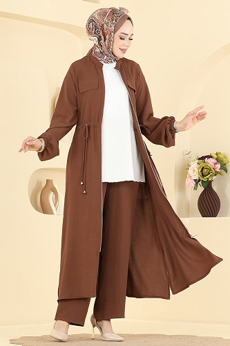 moda selvim Combined 2911SLK540 Brown - Thumbnail