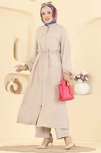 moda selvim Combined 2911SLK540 Cream - Thumbnail
