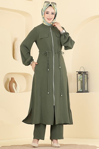 moda selvim Combined 2911SLK540 Khaki - Thumbnail