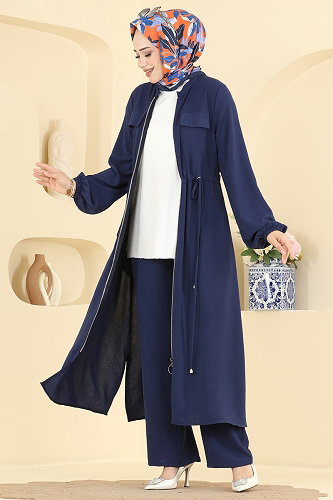 moda selvim Combined 2911SLK540 Navy Blue - Thumbnail