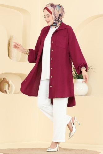 S.L.K. - Combined 2912SLK540 Burgundy&Ecru
