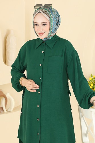 moda selvim طقم زيتي وسكري 2912SLK540 - Thumbnail