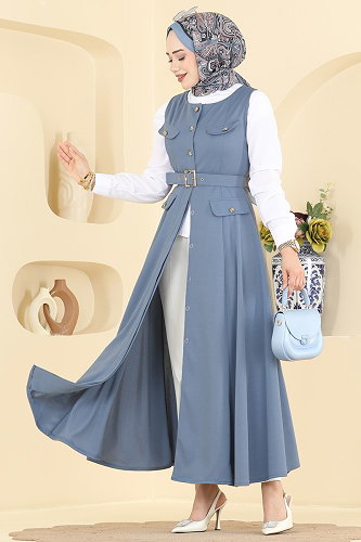 moda selvim Combined 2913SL432 Baby Blue - Thumbnail