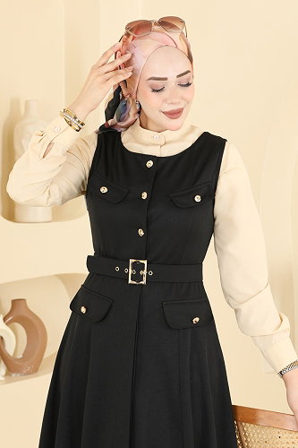 moda selvim Combined 2913SL432 Black - Thumbnail