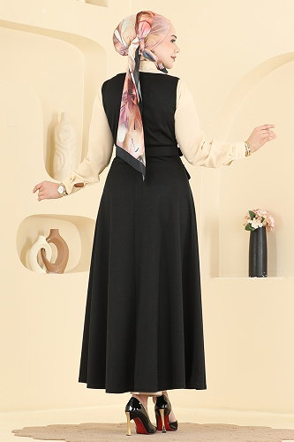 moda selvim طقم أسود 2913SL432 - Thumbnail