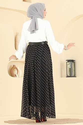 moda selvim طقم أسود 2914SLK540 - Thumbnail
