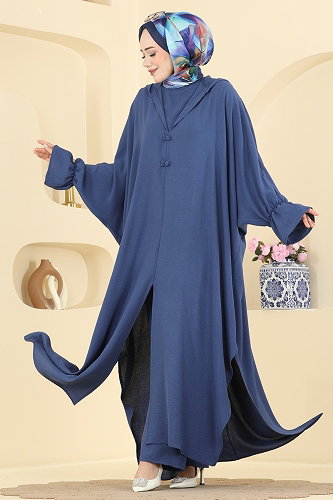 moda selvim Combined 2925SLK540 Indigo - Thumbnail