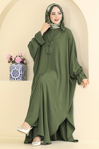 moda selvim طقم اخضر عفني 2925SLK540 - Thumbnail