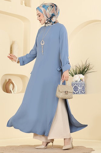 moda selvim Combined 2930SL432 Blue&Stone - Thumbnail