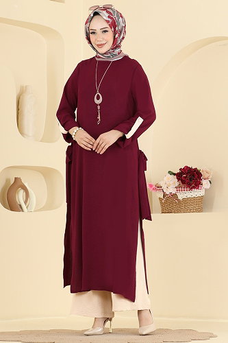 moda selvim Combined 2930SL432 Burgundy & Stone - Thumbnail