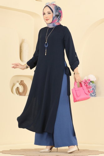 S.L. - Combined 2930SL432 Navy Blue & Indigo