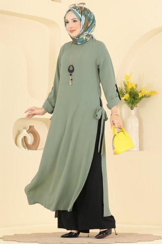 S.L. - طقم أخضر عشبي وأسود 2930SL432