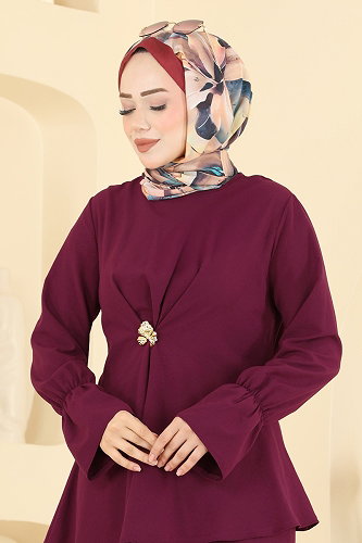 moda selvim Combined 2931SL432 Burgundy - Thumbnail
