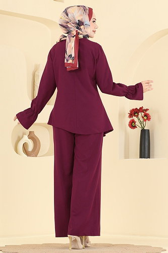 moda selvim Combined 2931SL432 Burgundy - Thumbnail