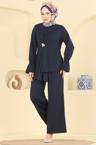 moda selvim Combined 2931SL432 Navy Blue - Thumbnail