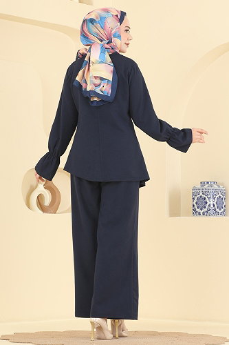 moda selvim طقم كحلي 2931SL432 - Thumbnail