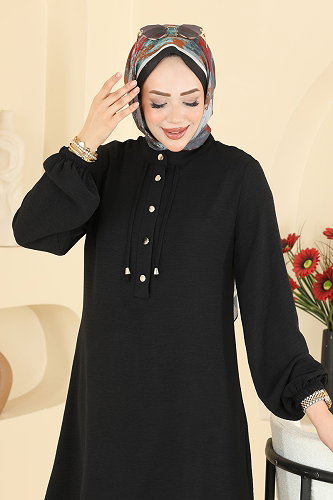 moda selvim طقم أسود 2933SL432 - Thumbnail