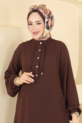 moda selvim طقم بني 2933SL432 - Thumbnail
