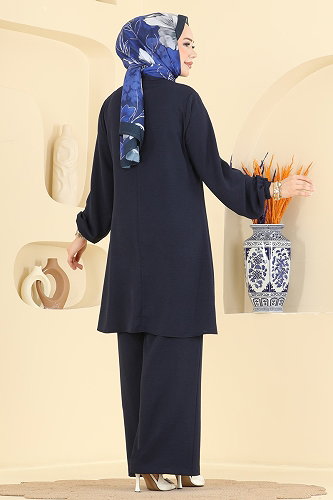 moda selvim طقم كحلي 2933SL432 - Thumbnail