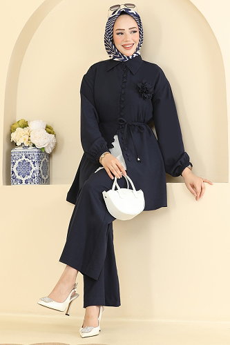 moda selvim Combined 2934SL432 Navy Blue - Thumbnail