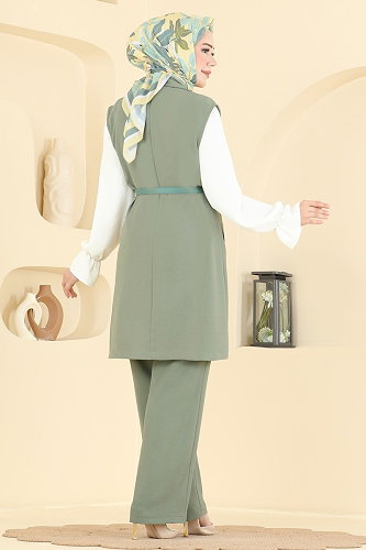 moda selvim Combined 2935SL432 Almond Green - Thumbnail