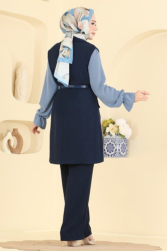 moda selvim Combined 2935SL432 Navy Blue - Thumbnail