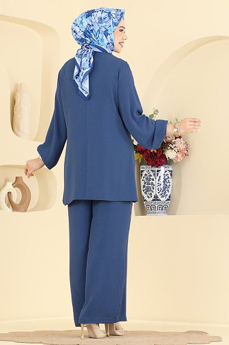 moda selvim Combined 2936SLK540 Indigo - Thumbnail