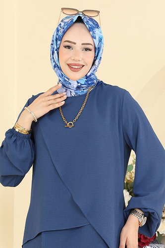 moda selvim طقم ازرق 2936SLK540 - Thumbnail