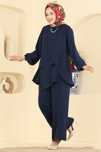 moda selvim Combined 2936SLK540 Navy Blue - Thumbnail