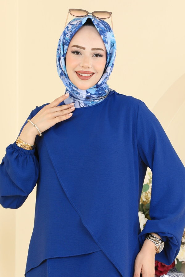 Modaselvim الاطقم طقم نيلي 2936SLK540