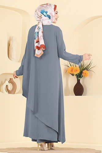 moda selvim Combined 2937SLK540 Gray - Thumbnail