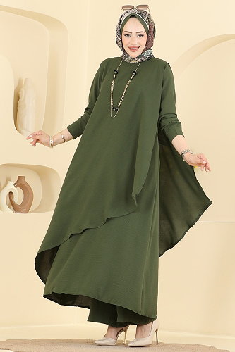 moda selvim Combined 2937SLK540 Khaki - Thumbnail