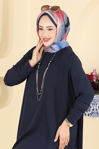 moda selvim Combined 2937SLK540 Navy Blue - Thumbnail