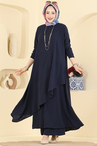 moda selvim Combined 2937SLK540 Navy Blue - Thumbnail