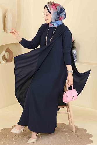 moda selvim طقم كحلي 2937SLK540 - Thumbnail