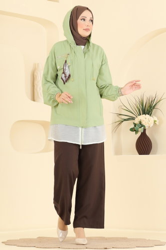 S.L. - Combined 2943SL432 Almond Green&Brown