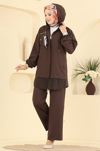 moda selvim Combined 2943SL432 Brown - Thumbnail