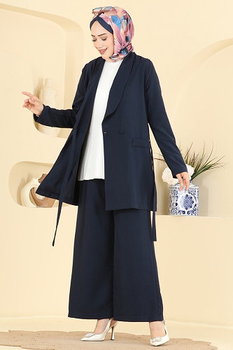 moda selvim Combined 2946SL432 Navy Blue - Thumbnail