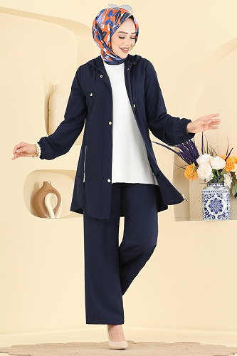 moda selvim Combined 2949SL432 Navy Blue - Thumbnail