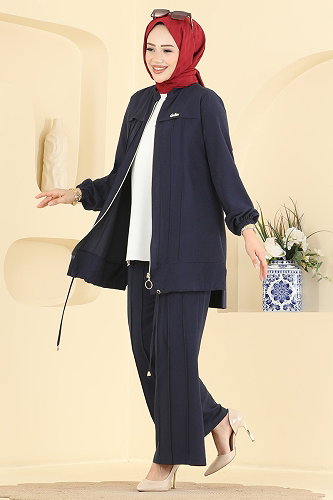 moda selvim Combined 2950SL432 Navy Blue - Thumbnail