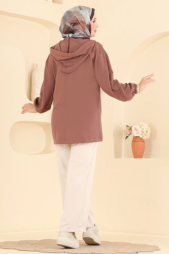 moda selvim طقم وردي وبيج 2953SL432 - Thumbnail